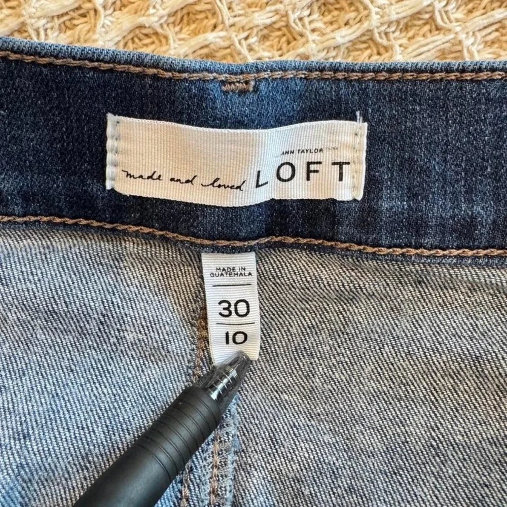 LOFT Blue Denim Skirt - Picture 4 of 4